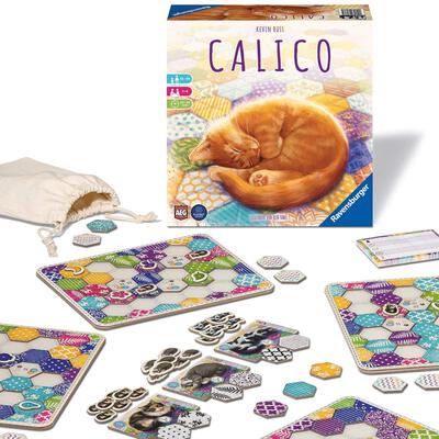 All details for the board game Calico and similar games
