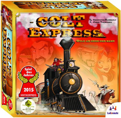 All details for the board game Colt Express and similar games