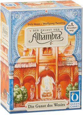 All details for the board game Alhambra: The Vizier's Favor and similar games