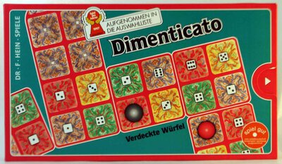 All details for the board game Dimenticato and similar games