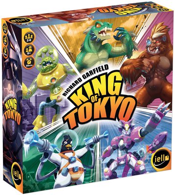 All details for the board game King of Tokyo and similar games