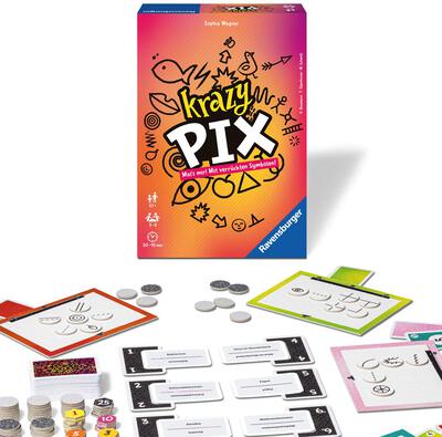 All details for the board game Krazy Pix and similar games