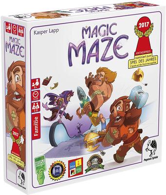 All details for the board game Magic Maze and similar games