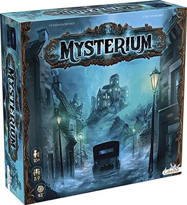 All details for the board game Mysterium and similar games