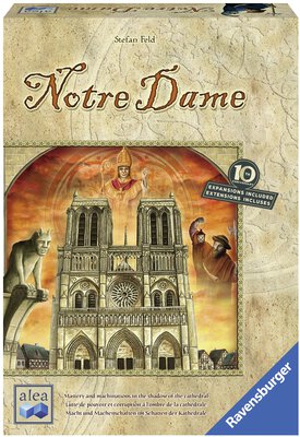 All details for the board game Notre Dame and similar games