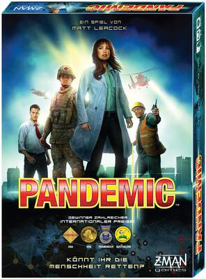 All details for the board game Pandemic and similar games