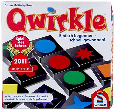 All details for the board game Qwirkle and similar games