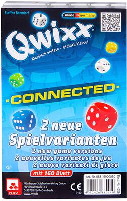 All details for the board game Qwixx: Connected and similar games