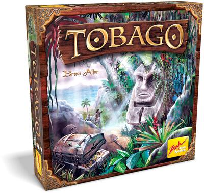 All details for the board game Tobago and similar games