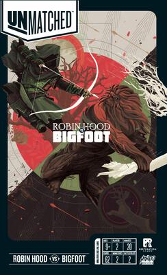All details for the board game Unmatched: Robin Hood vs. Bigfoot and similar games