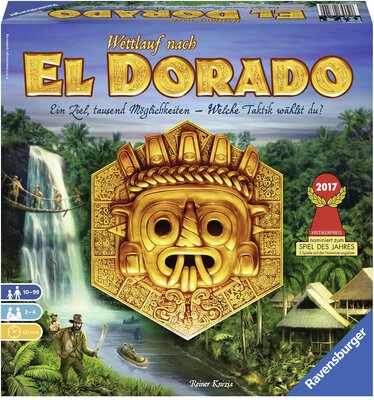 All details for the board game The Quest for El Dorado and similar games