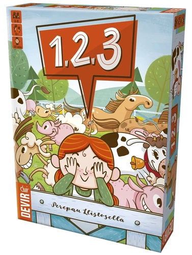 All details for the board game 1,2,3! Now you see me... and similar games