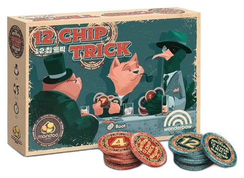 All details for the board game 12 Chip Trick and similar games