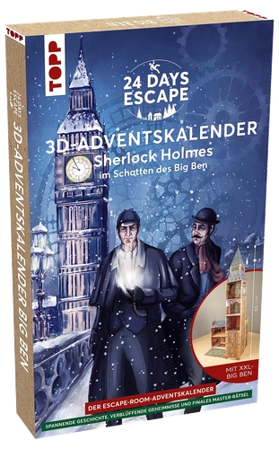 All details for the board game 24 Days Escape: 3D Adventskalender – Sherlock Holmes im Schatten des Big Ben and similar games