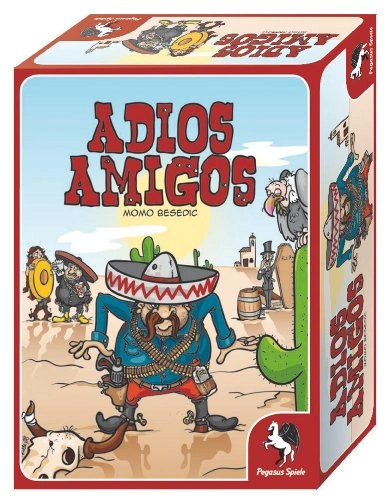 All details for the board game Adios Amigos and similar games