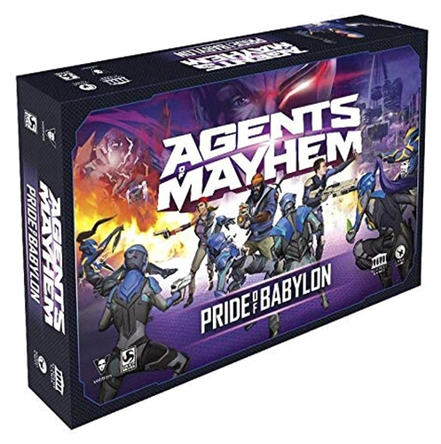 All details for the board game Agents of Mayhem: Pride of Babylon and similar games