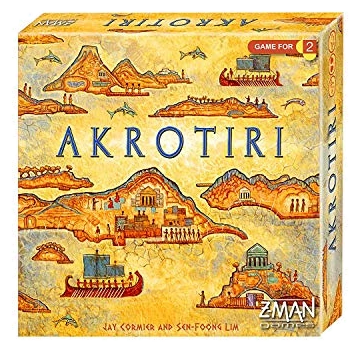 All details for the board game Akrotiri and similar games