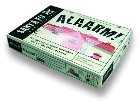 All details for the board game ALAARM! and similar games
