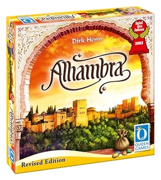 All details for the board game Alhambra (Spiel des Jahres 2003 winner) and similar games