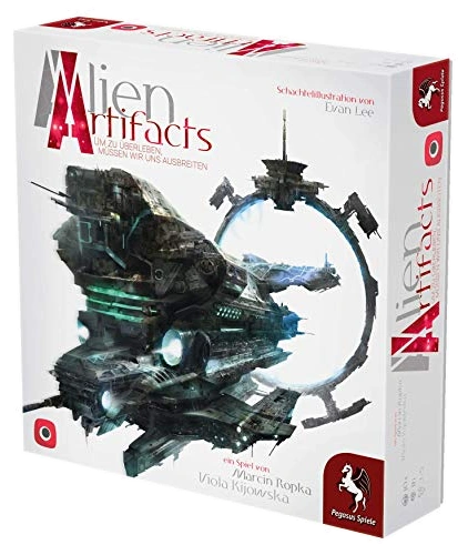 All details for the board game Alien Artifacts and similar games