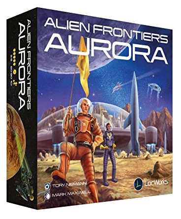 All details for the board game Alien Frontiers and similar games