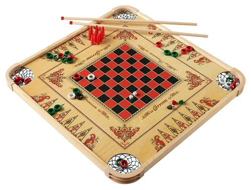 All details for the board game American Carrom and similar games