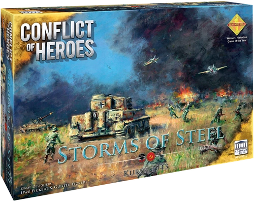 All details for the board game Conflict of Heroes: Storms of Steel! – Kursk 1943 (2009 Edition) and similar games