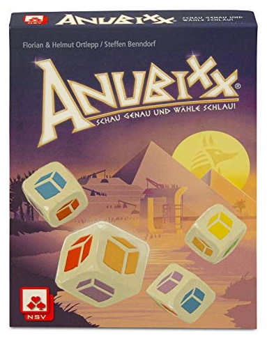 All details for the board game Anubixx and similar games