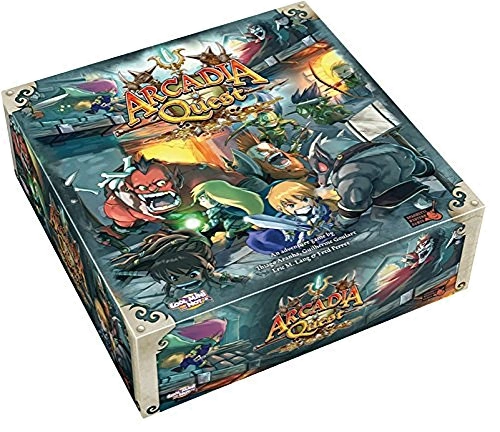 All details for the board game Arcadia Quest and similar games