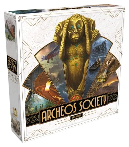 All details for the board game Archeos Society and similar games
