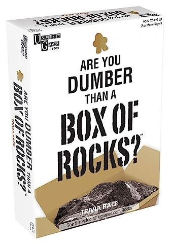 All details for the board game Are You Dumber Than a Box of Rocks? and similar games