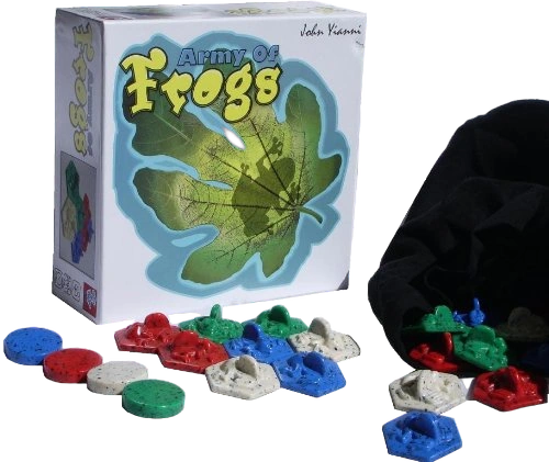 All details for the board game Army of Frogs and similar games