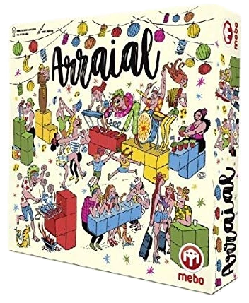 All details for the board game Arraial and similar games