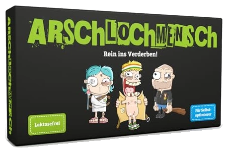 All details for the board game Arschlochmensch and similar games