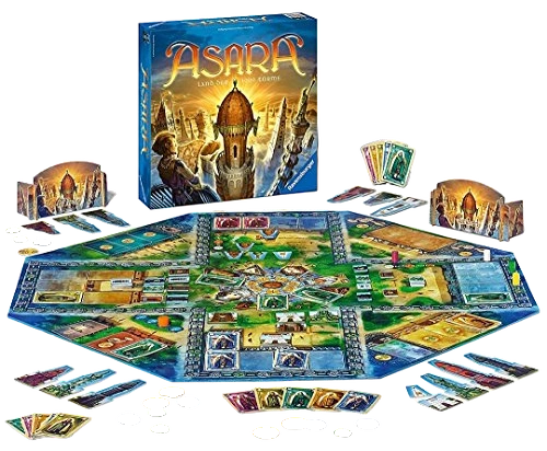 All details for the board game Asara and similar games