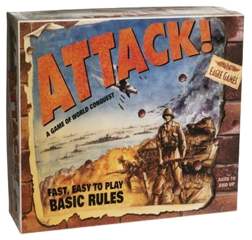 All details for the board game Attack! and similar games