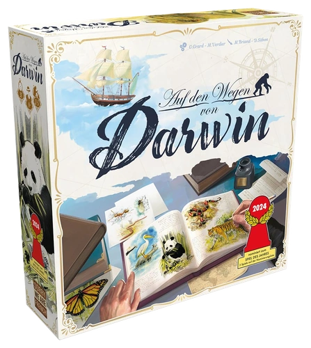 All details for the board game In the Footsteps of Darwin and similar games