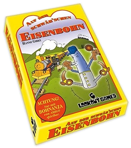 All details for the board game Auf der schwäb'schen Eisenbohn and similar games