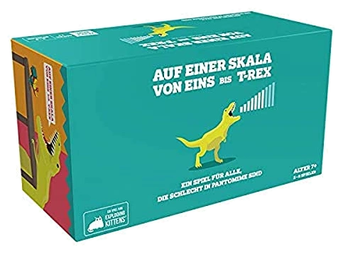 All details for the board game On a Scale of One to T-Rex and similar games