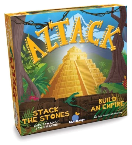 All details for the board game Aztack and similar games
