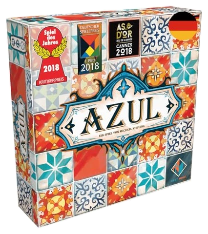 All details for the board game Azul (Spiel des Jahres 2018 winner) and similar games