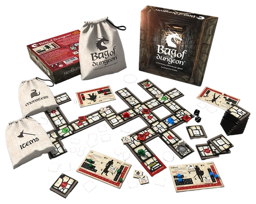 All details for the board game Bag of Dungeon: A Fantasy Adventure Game and similar games
