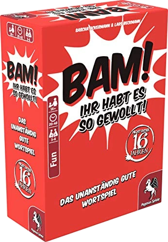 All details for the board game BAM! Ihr habt es so gewollt! and similar games