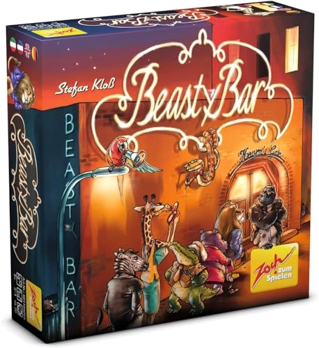 All details for the board game Beasty Bar and similar games
