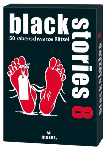 All details for the board game Black Stories 8 and similar games
