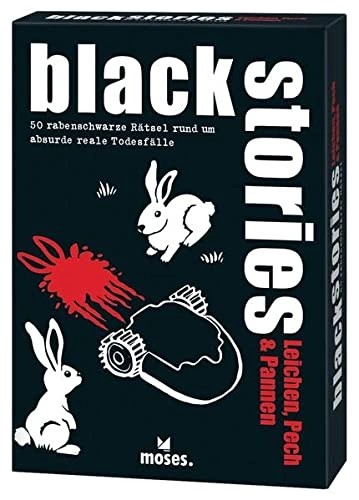 All details for the board game Black Stories: Corpses, Bad Luck & Mishaps Edition and similar games