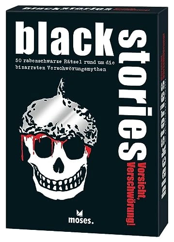 All details for the board game Black Stories: Caution, conspiracy! and similar games