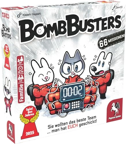 All details for the board game Bomb Busters and similar games
