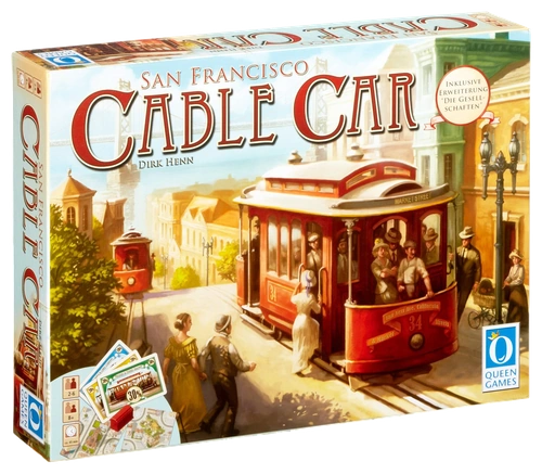 All details for the board game Cable Car and similar games