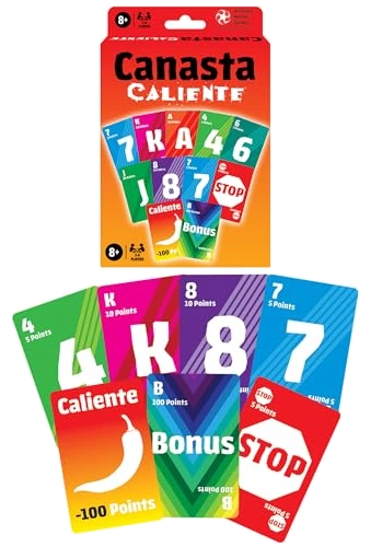 All details for the board game Canasta Caliente and similar games
